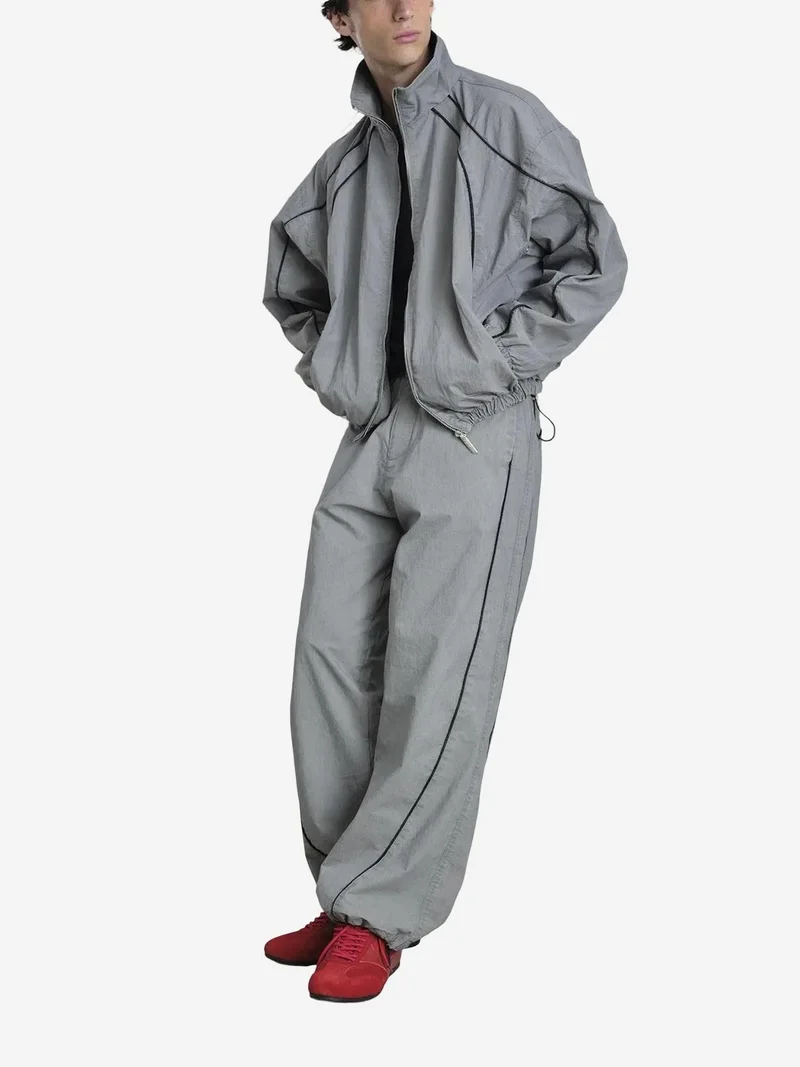 Giesto Grey GIESTO Contrast Binding Detailed Jacket for Men | Best Price UAE